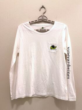 Vineyard Vines Boys Large Halloween Bride of Frankenstein Long Sleeve T-Shirt